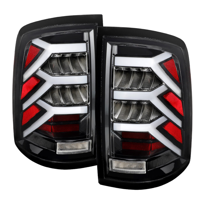( Akkon ) Dodge Ram 2009-2018 Full LED Tail Lights - Black