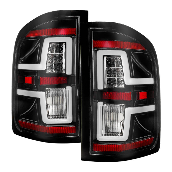 ( Akkon ) Chevy Silverado 2007-2013 LED Tail Lights - Black