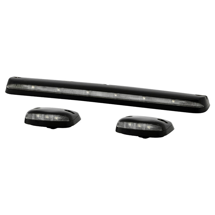 ( xTune ) Chevy Silverado 07-13 Amber LED Cab Roof Lights - Clear