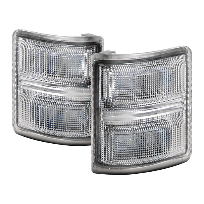 ( xTune ) Ford Superduty 08-14 F250~F550 Amber LED Mirror Signal Lens - Clear