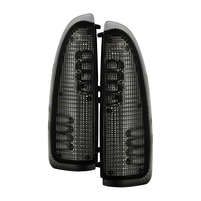 ( xTune ) Ford Superduty F250~F650 03-07 Amber LED Mirror Signal Lens - Smoke | Fit: 2000-2005 Ford Excursion