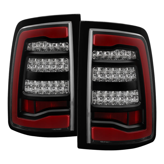 ( xTune ) Dodge Ram 1500 09-18 / Ram 2500/3500 10-19 Full LED Tail Lights - Black