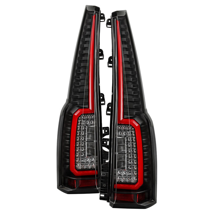 ( xTune ) GMC Yukon 15-19/ Yukon XL 15-19 / Chevy Tahoe Suburban 15-19 ( Escalade Style ) Full LED Tail Lights - Black