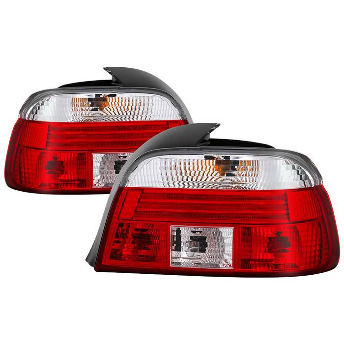( xTune ) BMW E39 5-Series 97-00 Tail Light - Red Clear