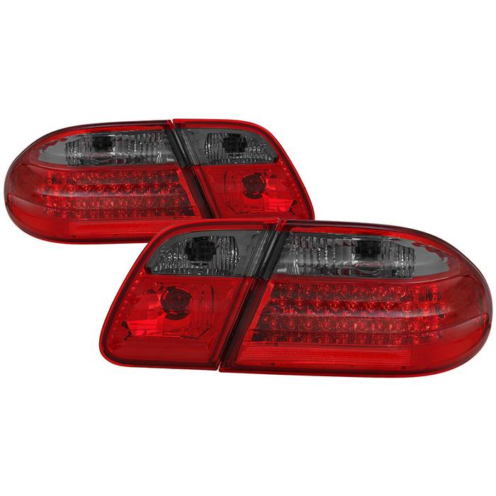( xTune ) Mercedes Benz W210 E-Class 96-02 LED Tail Lights - Red Smoke