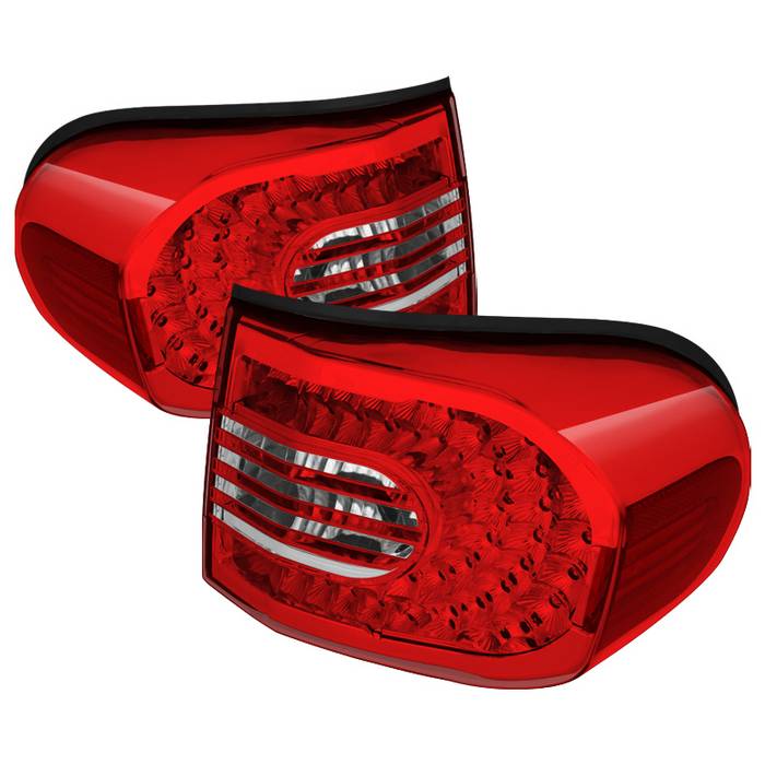 ( xTune ) Toyota FJ Cruiser 07-14 LED Tail Lights - Red/Clear