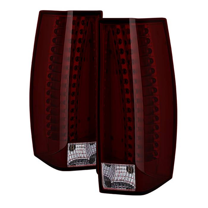 ( xTune ) Cadillac Escalade 07-14 (excluding Premium Models) OE Style Tail Lights - Red Smoked
