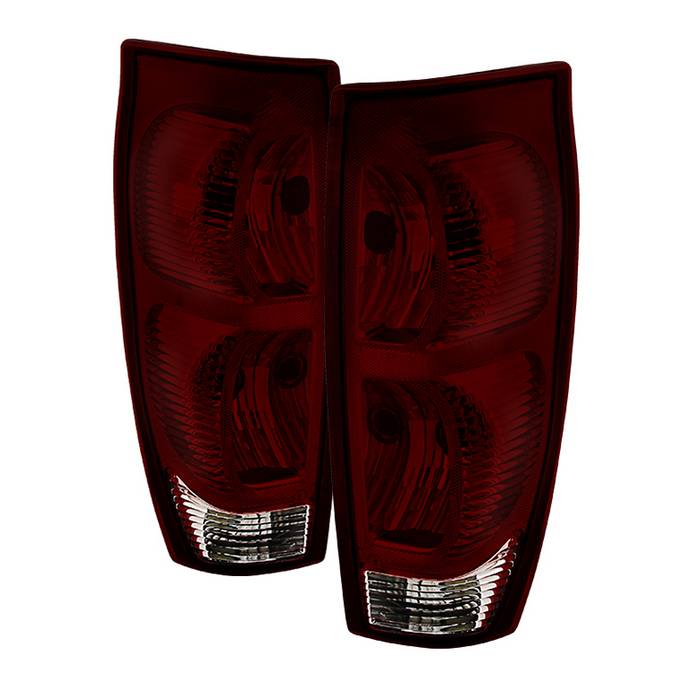 ( xTune ) Chevy Avalanche 02-06 OE Style Tail Lights - Red Smoked