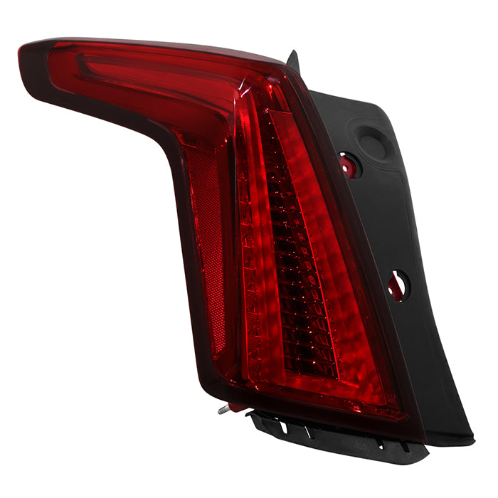 ( POE ) Cadillac XT5 20-21 Full LED Dark Red Tail Lights- OE Left