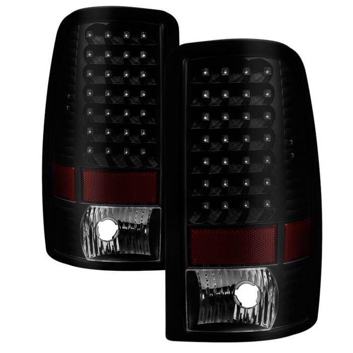 ( xTune ) Chevy Suburban/Tahoe 00-06 / GMC Yukon/ Yukon Denali 00-06 ( Lift Gate Only) Euro Style Tail Lights - Black Smoked