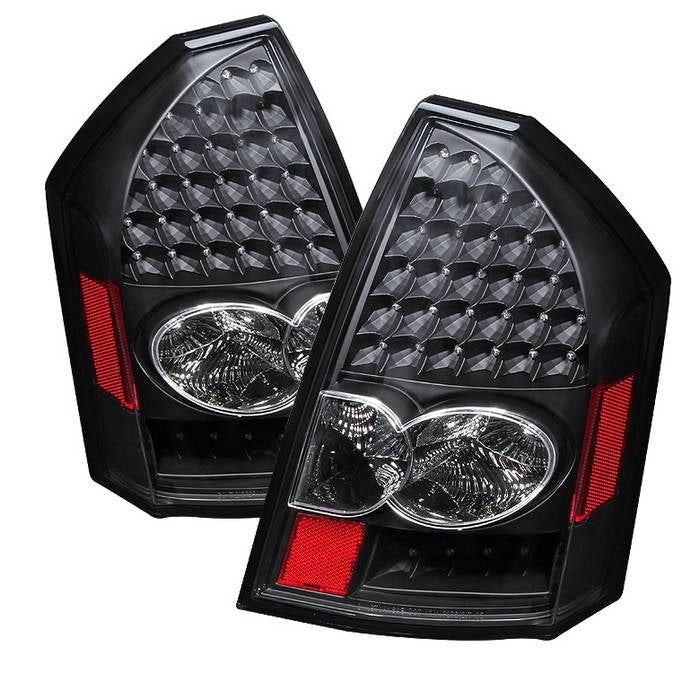 ( xTune ) Chrysler 300 05-07 LED Tail Lights - Black
