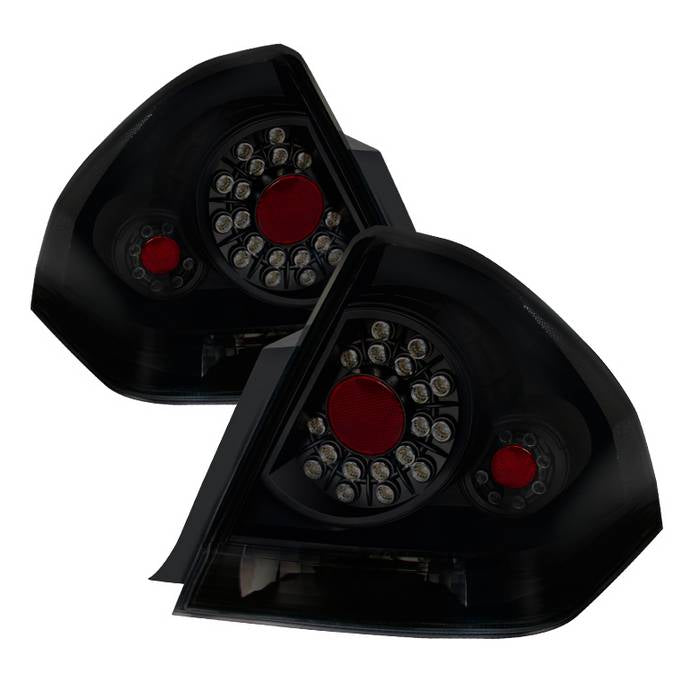 ( Akkon ) Chevy Impala 06-13 / Impala Limited 14-16 LED Tail Lights - Black Smoked
