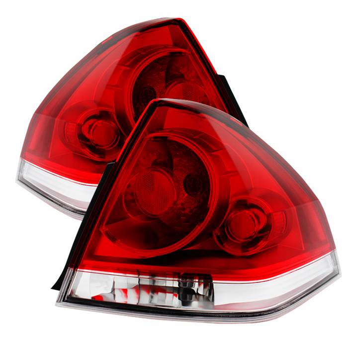 ( OE ) Chevy Impala 06-13 / Impala Limited 14-16 OE Style Tail Lights - Red Clear