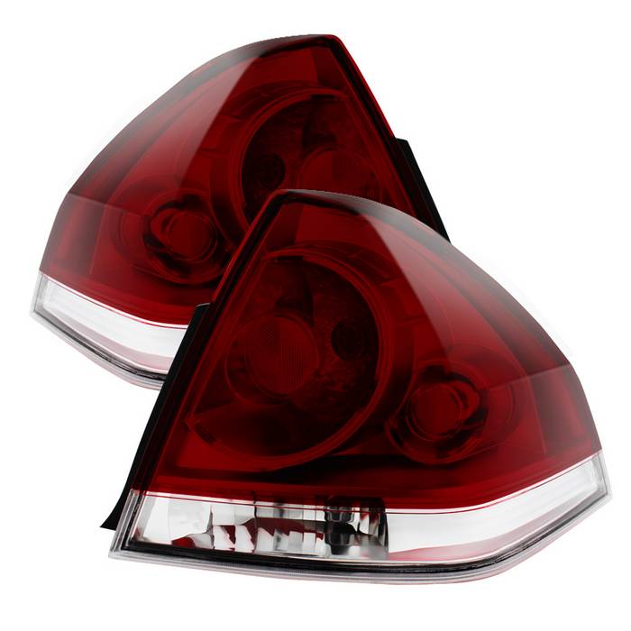( xTune ) Chevy Impala 06-13 / Impala Limited 14-16 OE Style Tail Lights - Red Smoke