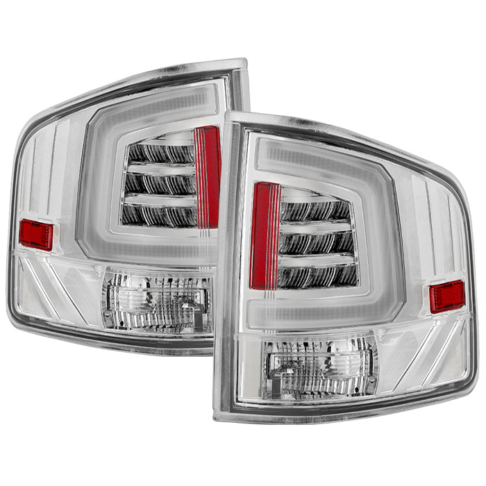 ( Akkon ) Chevy S10 94-04 / GMC Sonoma 94-04 / Isuzu Hombre 96-00 Led Light Bar Tail Light - Chrome
