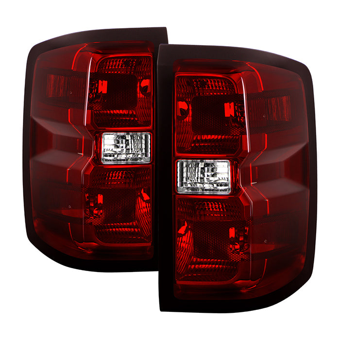 ( POE ) 14–18 Chevy Silverado 1500/15–19 Silverado 2500HD/3500HD/15–19 GMC Sierra 3500HD Dually(non-LED only; excludes 2016 LTZ/Z71/High Country w/ factory LEDs) Tail Lights - Signal-7443/Reverse-921/Brake-7443(Included) - Red Smokes