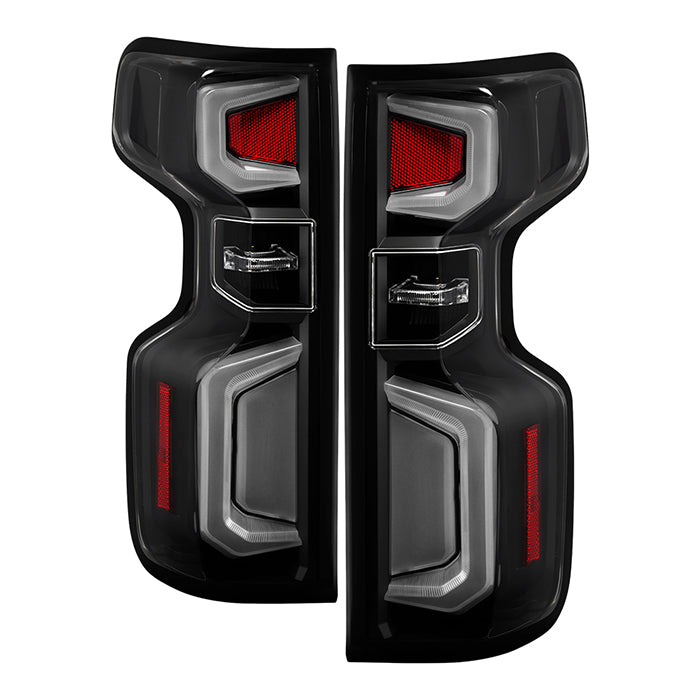 ( Akkon ) Chevy Silverado 2019-2020 Halogen Model ( Do Not Fit Factory LED Model ) Light Bar LED Tail Light - Reverse-921(Included) - Black
