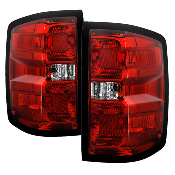 (POE) Chevy Silverado 1500 14–18 / 2500HD & 3500HD 15–19 / GMC Sierra 3500HD Dually 15–19 (bulb only, no LED). Not for 2016 LTZ Z71/High Country. OEM tail lights: Signal/Brake 7444LL, Reverse W16W (bulbs not included) - OEM Color