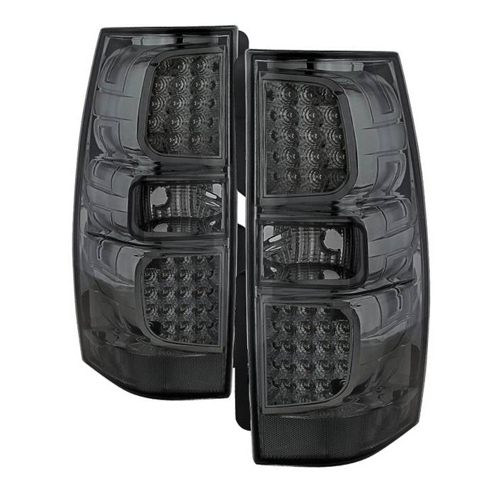 ( Akkon ) Chevy Suburban/Tahoe 07-14 / GMC Yukon/Yukon Denali 07-14  ( 08-13 excluding Hybrid Models )  - LED Tail Lights - Smoked