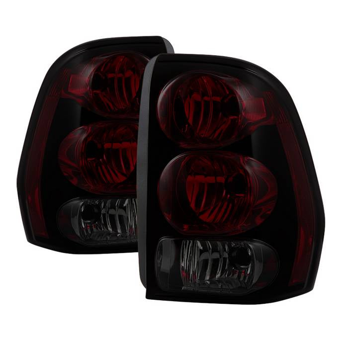 ( Akkon ) Chevy Trailblazer 02-09 With Circuit Board Model Tail Lights - Red Smoked