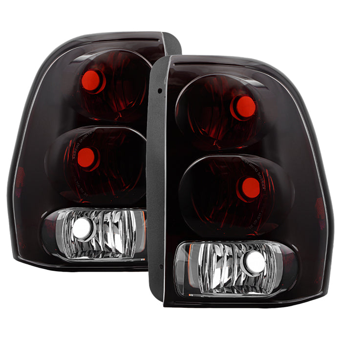 ( OE ) Chevy Trailblazer 02-09 Tail Lights - Red Smoked -Left and Right - Set