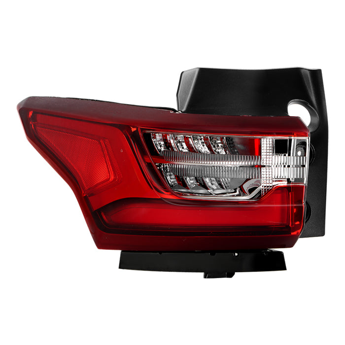( POE ) Chevy Traverse 18-21 Red/Clear Full LED Tail Light - OE Outer Left
