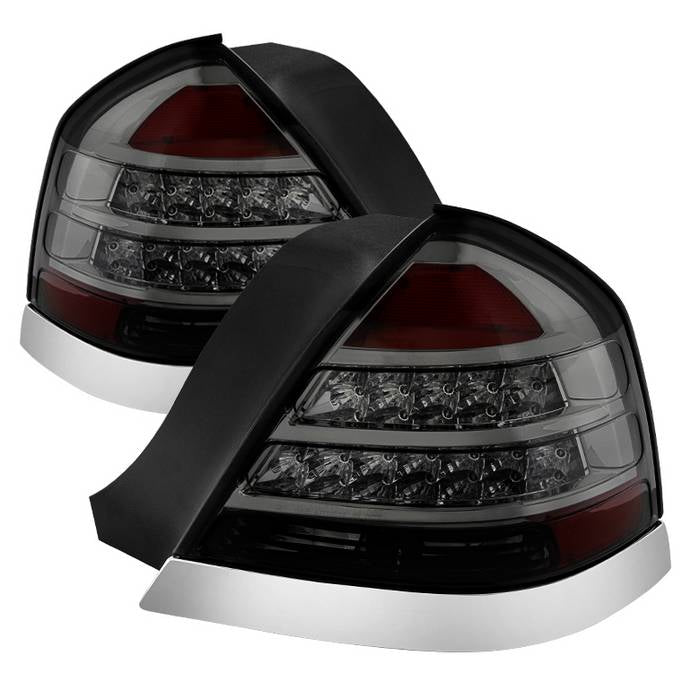 ( xTune ) Crown Victoria 98-11 LED Tail Lights - Smoke