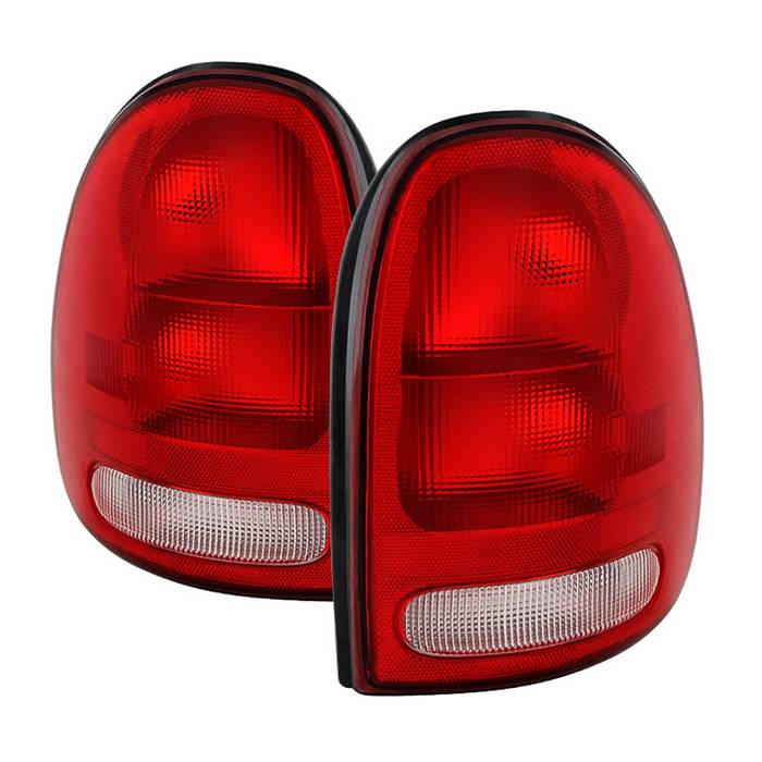 ( Akkon ) Dodge Caravan 96-00 / Chrysler Town & Country 96-00 / Dodge Grand Caravan 96-00 / Dodge Durango 98-03 / Plymouth Grand Voyager 96-00 Tail Lights - OEM