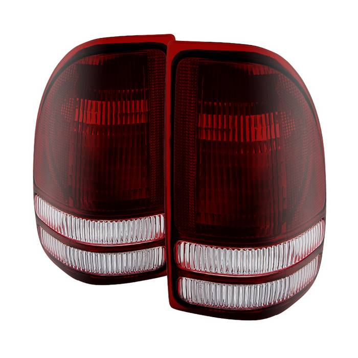 ( Akkon ) Dodge Dakota 1997-2004 OEM Style Tail Lights -Red Smoked