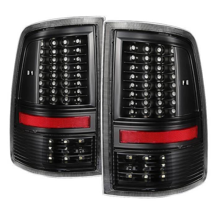 ( Akkon ) Dodge Ram 1500 09-18 / Ram 2500/3500 10-19 LED Tail Lights - Incandescent Model only ( Not Compatible With LED Model ) - Black