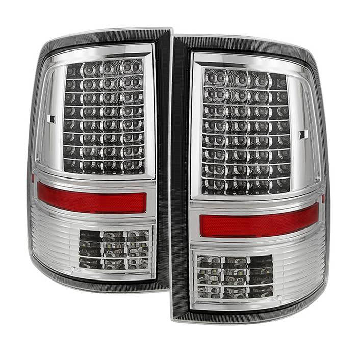 ( Akkon ) Dodge Ram 1500 09-18 / Ram 2500/3500 10-19 LED Tail Lights - Incandescent Model only ( Not Compatible With LED Model ) - Chrome