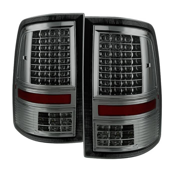 ( Akkon ) Dodge Ram 1500 09-18 / Ram 2500/3500 10-19 LED Tail Lights - Incandescent Model only ( Not Compatible With LED Model ) - Smoked
