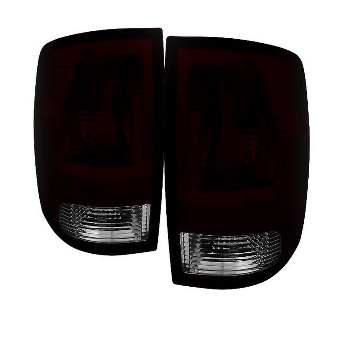 ( Akkon ) Dodge Ram 1500 09-18 ( 13-15 won‘t fit Sport/RT/Laramie Models or any Factory LED model) / Ram 1500/2500 10-19 OEM Style Tail Lights - Parking-3157K(Included) ; Reverse-921(Included) ; Brake- 3157K(Included) - Dark Red