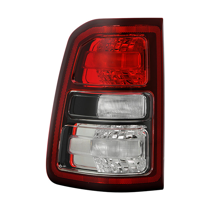 ( POE ) Dodge Ram 1500 Big Horn / Trademan Halogen Black Bezel Red Len Tail Light - OE Left ( CH2800221 )