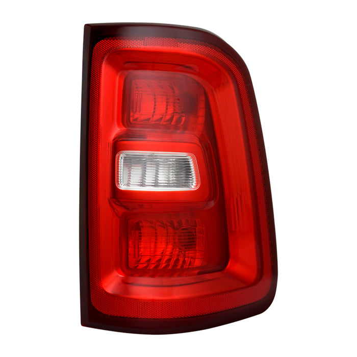 ( POE ) Dodge Ram 1500 25-26 Halogen Chrome Trim Red Clear Tail Light - OE Right