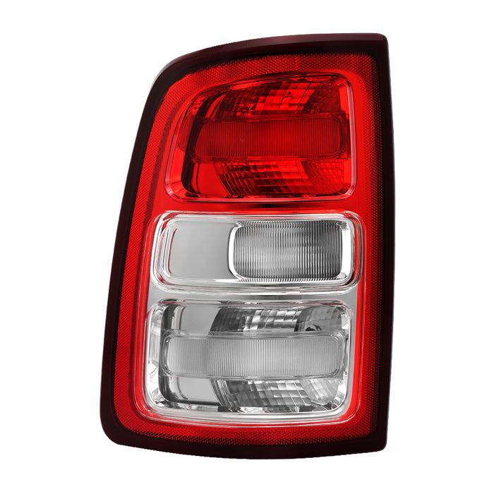 ( POE ) Dodge Ram 2500 19-24 BIG HORN Halogen Chrome Bezel Red Len Tail Light - OE Left (No Harness)