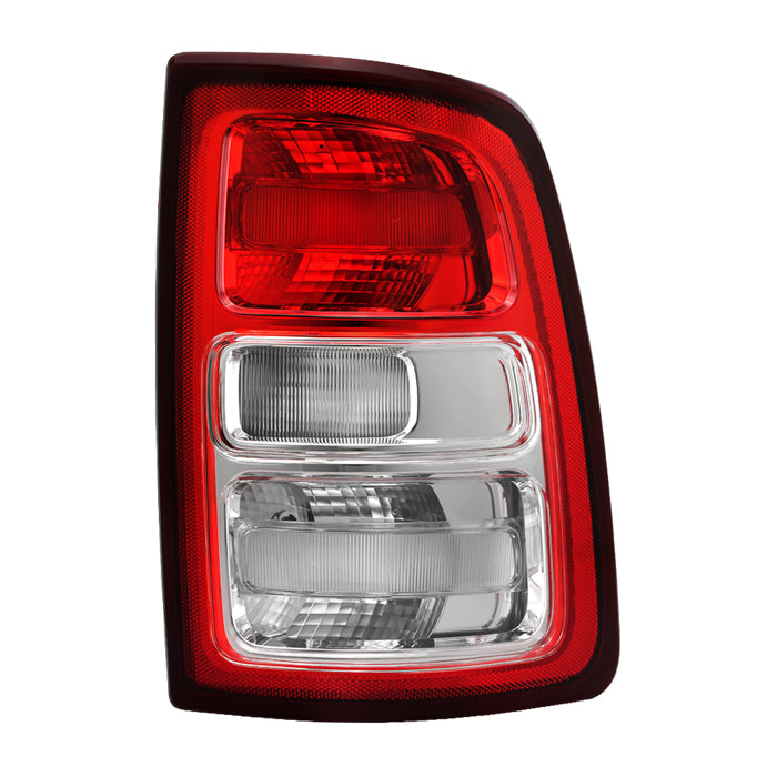 ( POE ) Dodge Ram 2500 19-24 BIG HORN Halogen Chrome Bezel Red Len Tail Light - OE Right (No Harness)