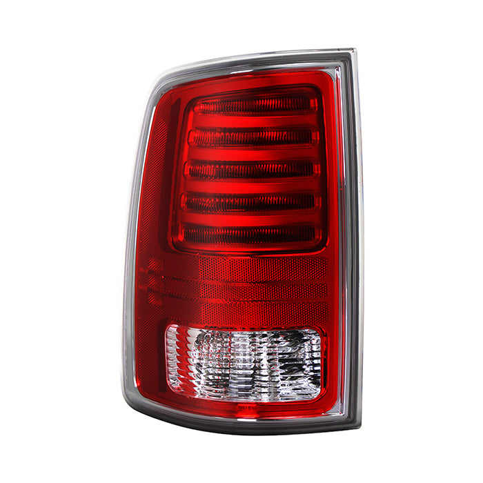 ( POE ) Dodge Ram 1500~3500 Sport 13-18 LED Dark Red Lens Tail lIght - Reverse-T20(Included) - OE Left