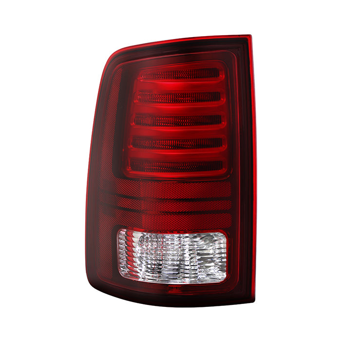 ( POE ) Dodge Ram 1500~3500 Sport 13-18 LED Dark Red Lens Tail lIght - Reverse-T20(Included) - OE Left