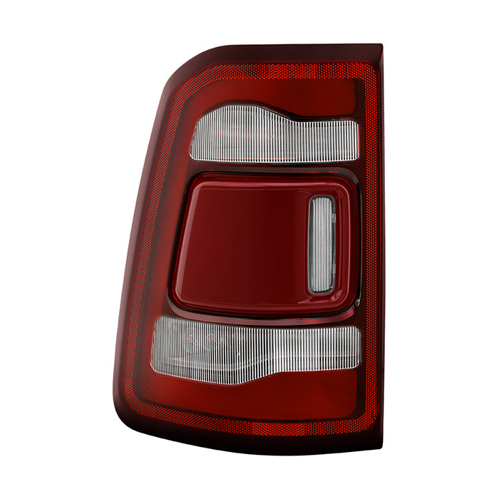 ( POE ) Dodge Ram 1500 Limited / LongHorn / Laramie (Fit Blind Spot Sensor  Module Not Included) LED Tail Light - OE Red Clear Left