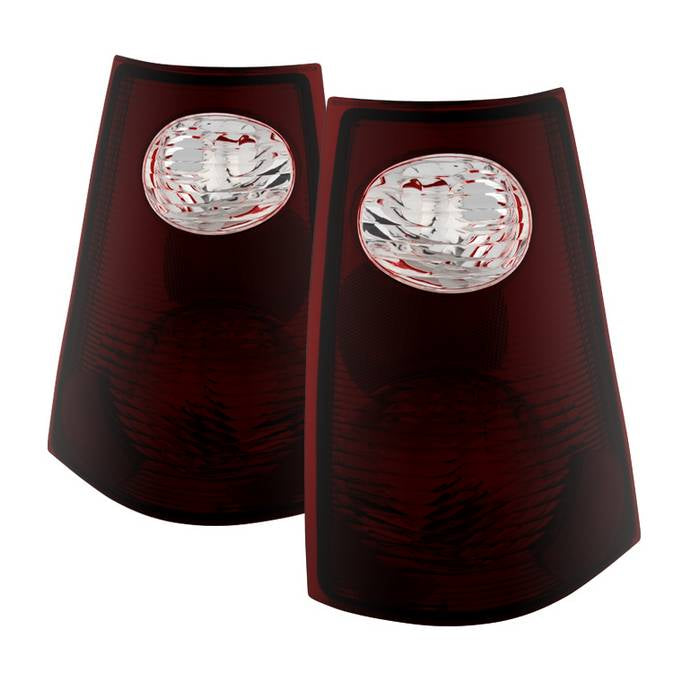 ( xTune ) Ford Explorer Sport Trac 01-05 4dr OEM Style Tail Lights -Red Smoked