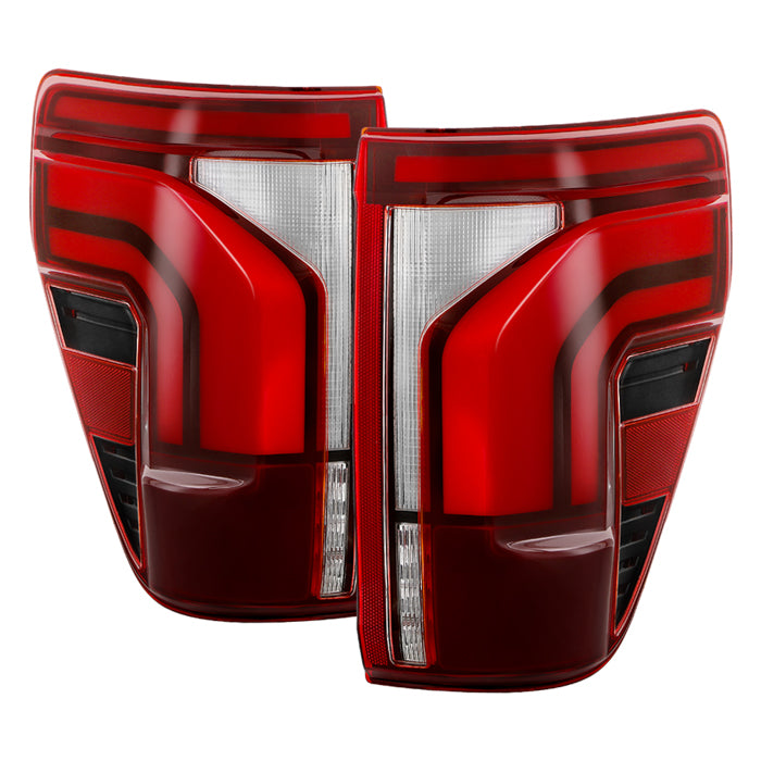 ( POE ) Ford F150 24-25 XL XLT (OE Plus Fit Halogen (24+All w/BSD) LED Tail Light - Red Clear