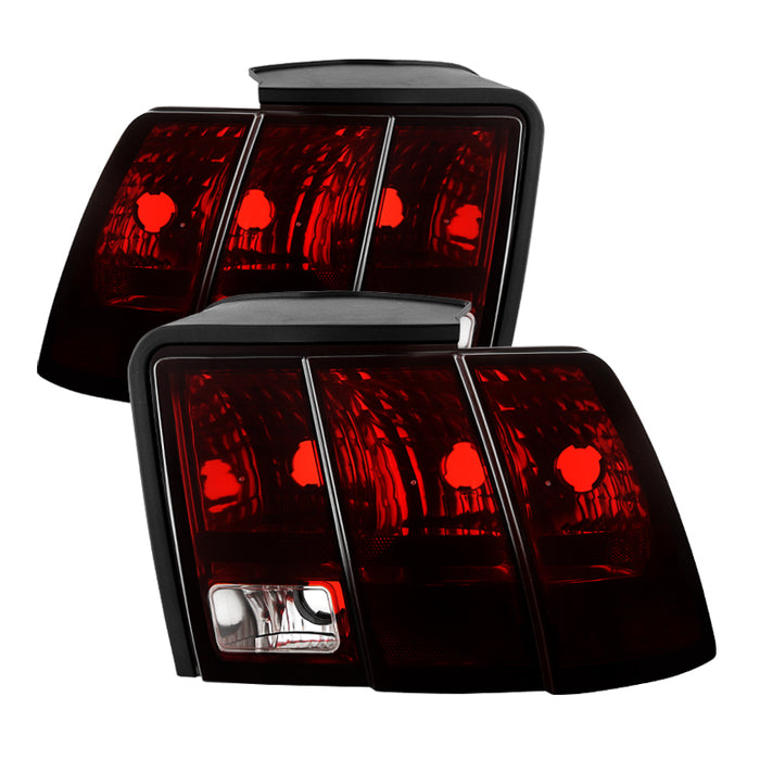 ( Akkon ) Ford Mustang 1999-2004 ( Don‘t fit Cobra Model ) OEM Style Tail lights -Red Smoked