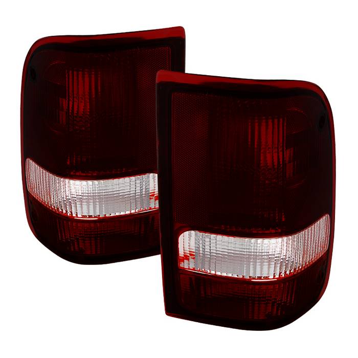 ( Akkon ) Ford Ranger 93-97 OE Style Tail Lights - Red Smoked