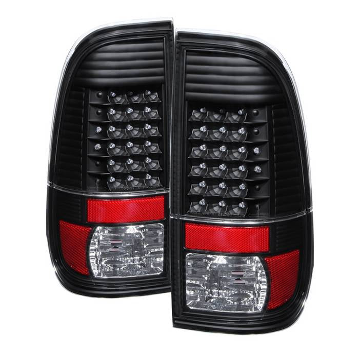 ( xTune ) Ford Super Duty F-250/ F-350/ F-450 08-16 LED Tail Lights - Black