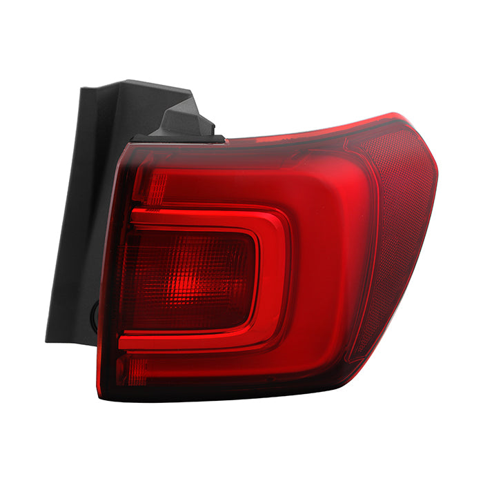 ( POE ) GMC Acadia 17-19 (w/o All Terrain Pkg) Red Lens LED Tail Light - OE Outer Right