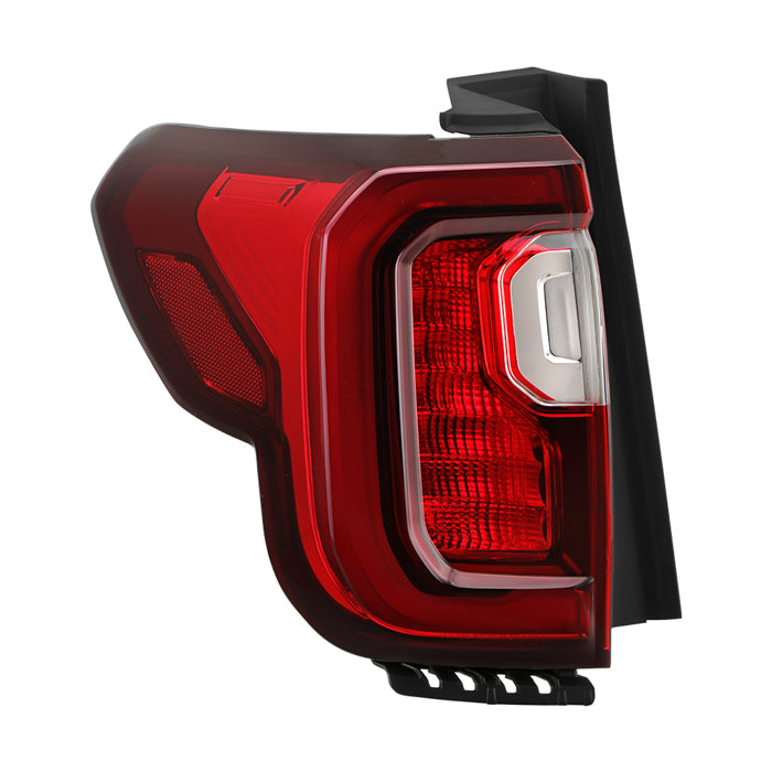 ( POE ) GMC Acadia 20-23 SL|SLE|SLT|DENALI Full LED Red/Inner Chrome Tail Light - OE Outer Left