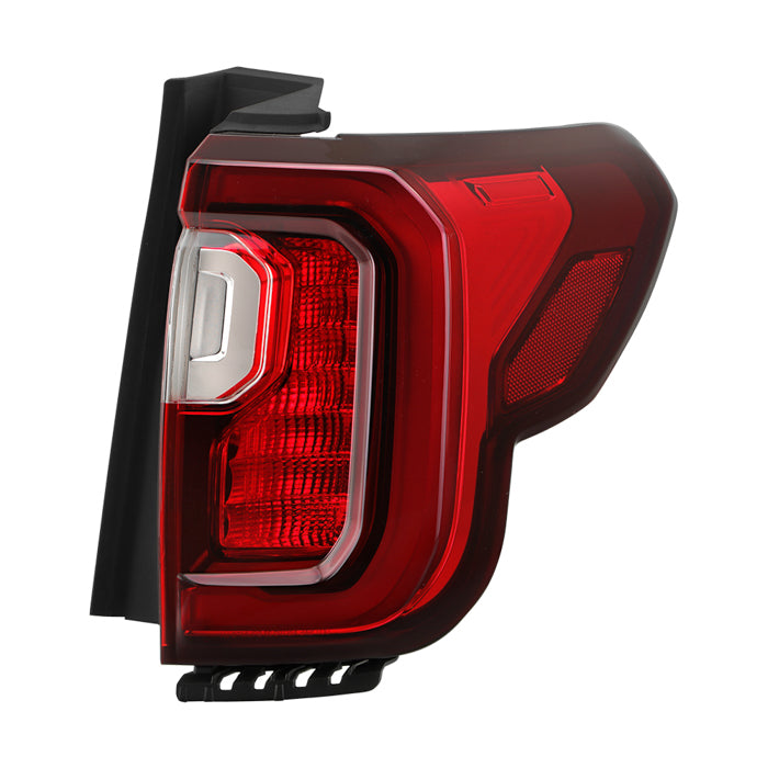 ( POE ) GMC Acadia 20-23 SL|SLE|SLT|DENALI Full LED Red/Inner Chrome Tail Light - OE Outer Right