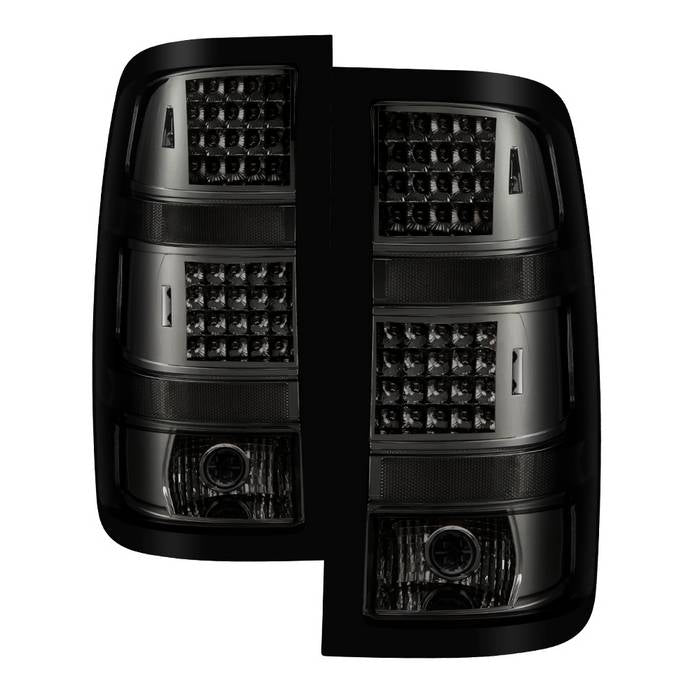 ( Akkon ) GMC Sierra 1500 07-13  2500HD/3500HD 07-14 (does not fit 3500HD Dually Models) LED Tail Lights - Smoked