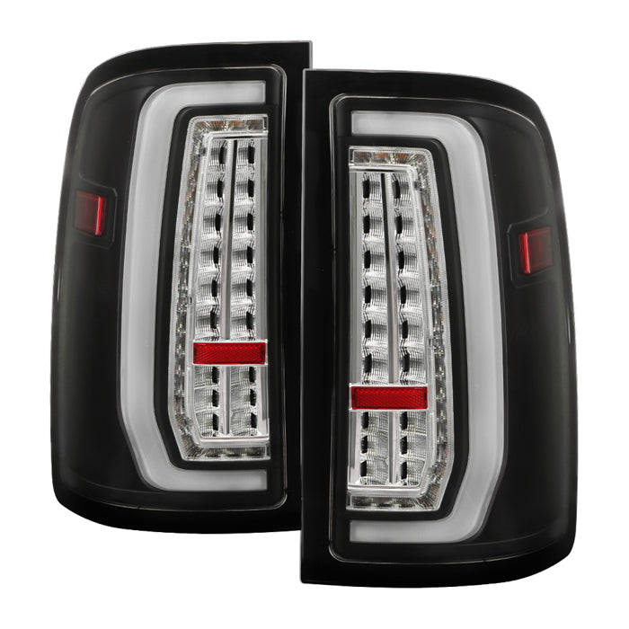 ( Akkon ) GMC Sierra 1500 07-13  2500HD/3500HD 07-14 (does not fit 3500HD Dually Models) LED Bar Tail Lights - Matte Black